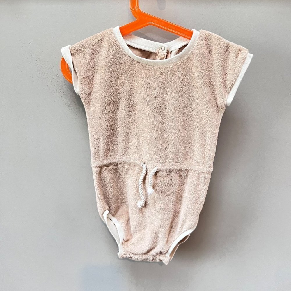 Quincy Mae Terry Retro Romper- Size 2-3Y